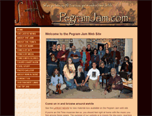Tablet Screenshot of pegramjam.com